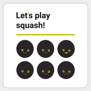 Squash balls Sticker